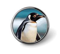 Cute Penguin Round Badge Cute Brooch Hats Jackets Decor Personalized Lapel Pin Clothing Jewelry Accessories for Wedding Party Gift