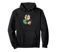 Cute Penguin Saving the Earth Design Pullover Hoodie