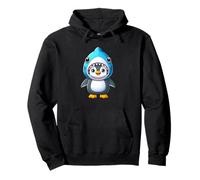 Cute Penguin Shark Costume Cartoon Pullover Hoodie
