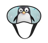 Cute Penguin Sleep Mask for Side Sleeper, Light Blocking Night Masks for Sleeping Eye Mask for Women Men Eye Cover Soft Comfortable Eye Shade for Travel, Nap
