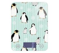 Cute Penguin Snowflake Stripe Green Cooking mini food scale travel 11lb/0.18oz, 5kg/5g gram weight scale with 4 unit for Soap Making roasting Soap Making báscula para cocina