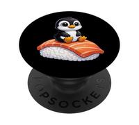 Cute Penguin Sushi Japanese Food Design PopSockets Adhesive PopGrip