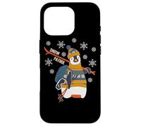 Cute Penguin Sweater Snow Ski Patrol Skiing Antarctica Kids Case for iPhone 16 Pro