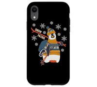Cute Penguin Sweater Snow Ski Patrol Skiing Antarctica Kids Case for iPhone XR