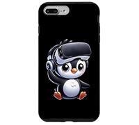 Cute Penguin VR Gamer Comic Style Case for iPhone 7 Plus/8 Plus