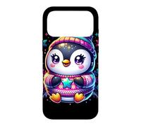 Cute Penguin Winter Sweater Snowflake Illustration Case for iPhone 17 Pro Max