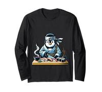 Cute Penguin with Sushi Championship Long Sleeve T-Shirt