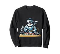 Cute Penguin with Sushi Championship Sweatshirt