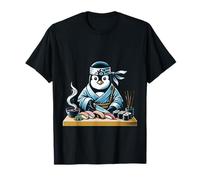 Cute Penguin with Sushi Championship T-Shirt