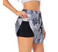Cute Penguin Women's Athletic Shorts Summer Daily Leisure Jogging Cycling Outdoor Exercise Black