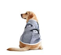 Cute Penguin1 Print Dog Vest, Soft Breathable Pet Shirt Clothes Sleeveless Fashion Apparel For Medium Large Breeds