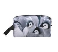 Cute penguin1 Printed Travel Organizer Bag, High Density Storage Case with Protective Foam for Electronics