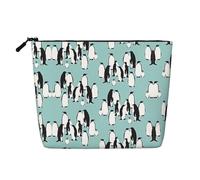 Cute Penguins A Versatile Travel Makeup Bag, Ideal for Daily Routines and Business Journeys
