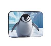 Cute Penguins Baby Taking Laptop Bag 12 inch Business Briefcase Gifts for Men Women Water Resistant Laptop Sleeve Carry On Laptop Case Shockproof Protective Computer Bag Notebook Case