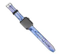 Cute Penguins Cute Leather Watch Strap Compatible with IWatch Sport Replacement Band for Men Women