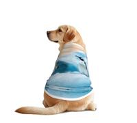 Cute Penguins Dog Shirt Vest Dog Clothes- Breathable Cooling for Big Dogs, Sun Protection Comfort Wear for Golden Retriever, Husky, Alaska Outdoor Activities XX-Large