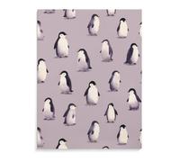 Cute Penguins Modern Wall Art Artwork Pictures | Funny Hanging Painting for Living Room Bedroom Office