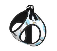 Cute Penguins Print Reflective No Choke Pet Vest Harness,Adjustable Soft Padded Dog Harness With Easy Control Handle