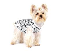 Cute Penguins Sketch Print Adorable Cotton Small Dog Clothes Pet Shirt, Soft Breathable Sleeveless Tank Top For Puppy, Cats And Chihuahua
