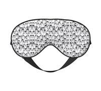 Cute Penguins Sketch Print Sleeping Eye Cover Eyeshade for Men Women Plane Travel Nap Night Sleeping