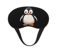 Cute Penguins Sleep Mask for Side Sleeper, Blackout Eye Mask for Women Men, Zero Pressure Sleeping Masks Soft Breathable Eye Cover Comfortable Blindfold Eyeshade for Night Sleep