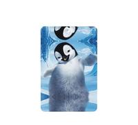 Cute Penguins Taking Pictures Printing 10 Pcs Car Air Freshener Fragrant Sheets,Car Hanging Accessories With Strings For Decor