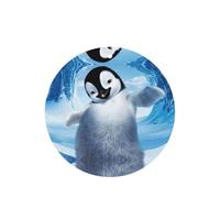 Cute Penguins Taking Pictures Printing 10 Pcs Car Air Freshener Fragrant Sheets,Car Hanging Accessories With Strings For Decor