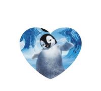Cute Penguins Taking Pictures Printing 10 Pcs Car Air Freshener Fragrant Sheets,Car Hanging Accessories With Strings For Decor