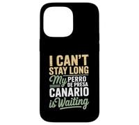 Cute Perro De Presa Canario Dog Mom Dad Breed Love Puppy Case for iPhone 14 Pro Max