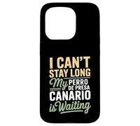 Cute Perro De Presa Canario Dog Mom Dad Breed Love Puppy Case for iPhone 15 Pro