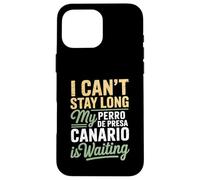 Cute Perro De Presa Canario Dog Mom Dad Breed Love Puppy Case for iPhone 16 Pro Max