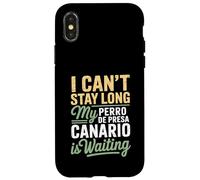 Cute Perro De Presa Canario Dog Mom Dad Breed Love Puppy Case for iPhone X/XS