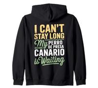 Cute Perro De Presa Canario Dog Mom Dad Breed Love Puppy Zip Hoodie