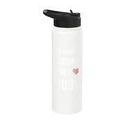 Cute Personalized Name is Jaime and I Love Hugs Stainless Steel Insulated Water Bottle