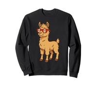 Cute Peruvian Llama Cartoon Peru Alpaca Kids Design Sweatshirt