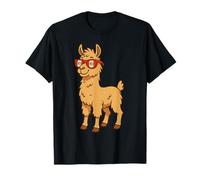 Cute Peruvian Llama Cartoon Peru Alpaca Kids Design T-Shirt