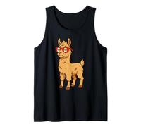 Cute Peruvian Llama Cartoon Peru Alpaca Kids Design Tank Top