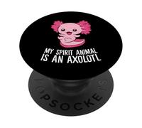 Cute Pet Axolotl My Spirit Animal Is An Axolotl PopSockets Adhesive PopGrip