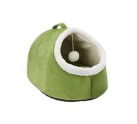 Cute Pet Cave Bed, Ultra Soft Fleece Cat Igloo Bed Cuddly Puppy Hideout Sleeping Bag Kitten Removable & Washable Cosy Tent Small Dog Cuddle Burrow Nest Bed Warmer,B-55 * 40 * 30cm