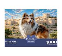 Cute Pet Dog 1000 Piece for Adults & Kids: Shetland Sheepdog by Old Town Fun Present & Activity for Home & Wall Decor 38x26cm/1000pcs