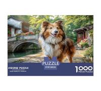 Cute Pet Dog 1000 Piece Jigsaw Puzzle for Kids Fun Challenges Home Decoration 38x26cm/1000pcs