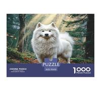 Cute Pet Dog 1000 Pieces Jigsaw Puzzles For Adults Family Challenge Toys Stress Relieving Entertainment Exercise The Memory of The Brain for Adults And Kids, Age 12 Years Up 70x50cm/1000pcs