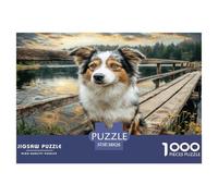 Cute Pet Dog 1000 Pieces Jigsaws for Adults Puppy Art Colorful DIY Craft Beautiful Home Decoration Uncover The Puzzle 38x26cm/1000pcs