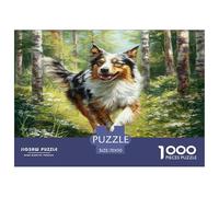 Cute Pet Dog 1000 Pieces Jigsaws for Adults Puppy Art Colorful DIY Craft Beautiful Home Decoration Uncover The Puzzle 70x50cm/1000pcs
