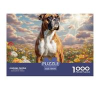 Cute Pet Dog Jigsaws 1000 Piece Puzzle Colourful Challenging Brainteasing Impossible for Adults Kids 70x50cm/1000pcs
