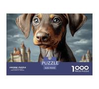Cute Pet Dog Jigsaws 1000 Piece Puzzle Impossible Suitable for Decompression And Wall Decor Educational Games for Adults And Kids 70x50cm/1000pcs