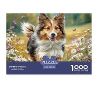 Cute Pet Dog Jigsaws Impossible Home Decoration 1000 Piece Puzzle Fit Together Perfectly for Adults And Kids Age 14 Years Up 52x38cm/1000pcs