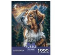 Cute Pet Dog Puzzle 1000Pc Jigsaw Adults Kids Puzzles Creative Challenge Games Home Decoration Inspirational Games Educational 1000pcs 38x26cm/1000pcs