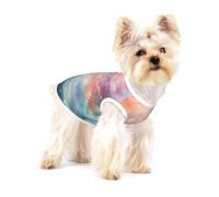 Cute Pet Dog Shirts, Cotton Tank Vest for Fantasy Paradise Space Print Dogs, Sleeveless Puppy Clothes, for Large Chihuahua X-L