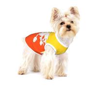 Cute Pet Dog Shirts, Cotton Tank Vest for Flag of The Kingdom of Bhutan Print Dogs, Sleeveless Puppy Clothes, for Large Chihuahua X-L
